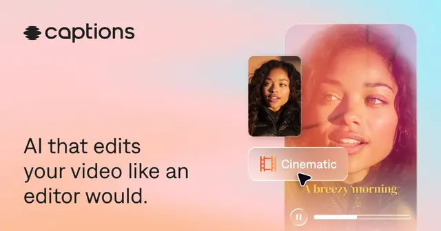 Captions (Mirage): KI-Videogenerator, Vorschaubild